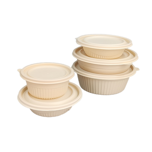 Bols et assiettes biodégradables en amidon de maïs jetables en gros - Product Image 3
