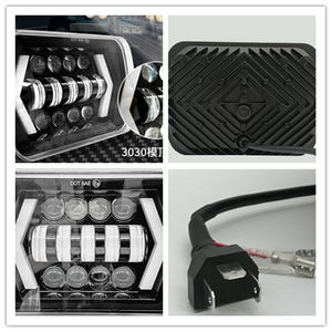 Faro <span class=keywords><strong>de</strong></span> coche LED <span class=keywords><strong>de</strong></span> haz alto/bajo cuadrado <span class=keywords><strong>Angel</strong></span> Eye <span class=keywords><strong>de</strong></span> alta calidad <span class=keywords><strong>de</strong></span> 7 pulgadas y 55W - Product Image 4