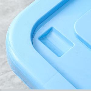 Contenedor de Plástico de Gran Capacidad de <span class=keywords><strong>80L</strong></span> para el Hogar, Caja de Almacenamiento con Ruedas, Cajas Organizadoras de Ropa Multifuncionales de Plástico para Dormitorio - Product Image 4