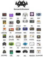 Nouvelle console de jeu portable Miyoo Flip Flip-top - Appareil rétro nostalgique de style arcade, open-source, écran tactile 640x480, WiFi 2.4-5G