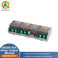 Module de sortie à 12 relais Oshangming avec RS485 Lora Modbus RTU 12V/24V, relais ouvert simple 50A pour PLC