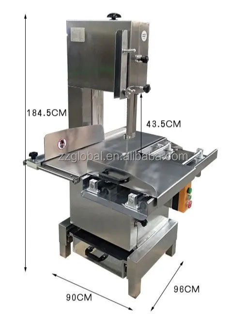 آلة منشار عظام اللحوم العالمية ، آلة احترافية لقطع اللحوم المجمدة ، آلة منشار عظمي ، قاطع الدجاج
