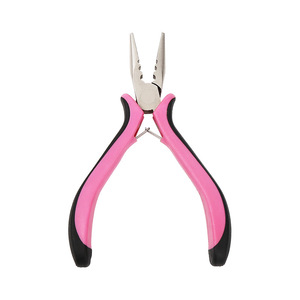 Pinzas para Extensiones de Cabello Xinrui Hardware de 4.5 Pulgadas, Color Rosa y Negro, con Punta de Aguja para Instalación y Extracción - Product Image 4