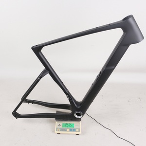 Cadre de vélo de gravier en carbone 2026 pour pneus 700X57C, compatible freins à disque Flat Mount, référence GR257, avec boîtier de pédalier fileté T47 et patte de dérailleur UDH - Product Image 6