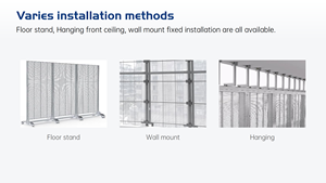 Profesyonel Şeffaf Akıllı Perde <span class=keywords><strong>LED</strong></span> Ekran Hafif İnce <span class=keywords><strong>LED</strong></span> Ekran Dış Mekan Video Reklamcılığı Vitrin Camı - Product Image 6