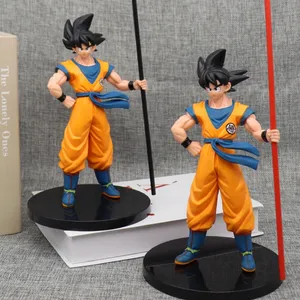 Atacado Anime Dragons Ball Z Super Saiyan PVC Action Figure Bonecas Son Goku Anime Figuras de Ação