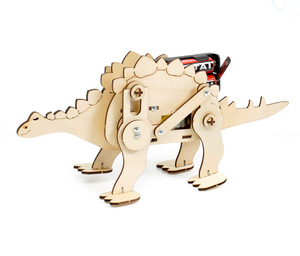 Dinosaurio robótico DIY artesanía rompecabezas de madera dinosaurio modelo Kit tallo educativo juguete ciencia edificios 3D rompecabezas de madera para niños - Product Image 4