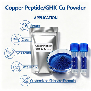 Fairir <span class=keywords><strong>Poudre</strong></span> de Tripeptide-1 de Cuivre GHK-Cu Haute Pureté 98% Matière Première Peptide de Cuivre <span class=keywords><strong>Bleu</strong></span> Fournisseur d'Ingrédients Cosmétiques - Product Image 1