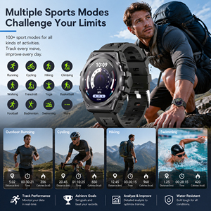 Reloj Inteligente SENBONO Y10 de 1.46" con Bluetooth 5.2, Llamadas, Resistencia al Agua IP68, Monitor de Ritmo Cardíaco, Rastreador de Actividad Física, Reloj Inteligente Multideportivo para iOS y Android - Product Image 3