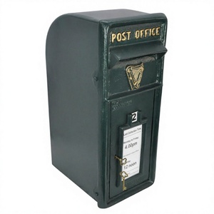 Handmade Metal Letter <b>Box</b> Farmhouse Garden Supplies Wall Mount Vintage Post <b>Box</b> Irish Mailbox Customizable Designs Home Decor - Product Image 1