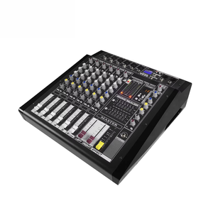 Console de mixage amplifiée professionnelle PMX6 6 <span class=keywords><strong>canaux</strong></span> 450W avec 16 DSP, égaliseur 7 bandes, Bluetooth, carte son USB pour scène et église - Product Image 2