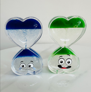 Mới lỏng chuyển động bọt xà bông đồ chơi cảm xúc mát mẻ ống đầy màu sắc đồng hồ cát hẹn giờ - Product Image 3