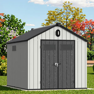 <span class=keywords><strong>Abri</strong></span> <span class=keywords><strong>de</strong></span> <span class=keywords><strong>jardin</strong></span> en plastique facile <span class=keywords><strong>à</strong></span> installer, résistant aux intempéries, protégé contre les UV, en résine sécurisée, pour le rangement des outils <span class=keywords><strong>de</strong></span> <span class=keywords><strong>jardin</strong></span> - Product Image 1