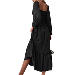 Hot Selling Women's Polyester or Cotton Long Sleeved Skirt Summer Dresses for Women - Product Image 1