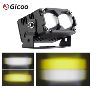 GICOO IP67 Waterproof 80W 11000LM 12V LED Auxiliary Spot <b>Light</b> 6000K High Bright Motorcycle <b>Driving</b> Lamp Off Road Fog <b>Light</b> - Product Image 4