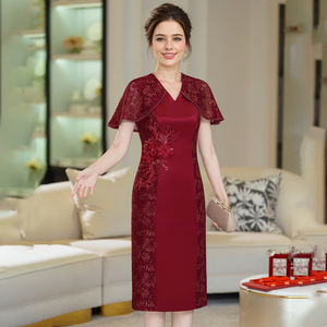 Eleganti abiti da <span class=keywords><strong>sera</strong></span> floreali da donna di lusso a linea XL festa della <span class=keywords><strong>madre</strong></span> sposa da <span class=keywords><strong>sera</strong></span> girovita naturale - Product Image 1