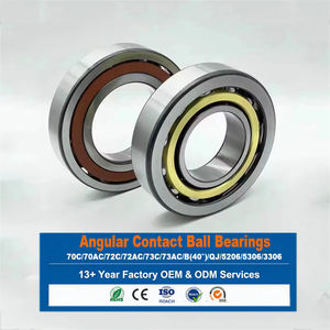 ตลับลูกปืนเม็ดกลมสัมผัสเชิงมุม 45*75*16 มม. ไม่ต้องบำรุงรักษา สำหรับเครื่องกำเนิดไฟฟ้าเทอร์โบ 7009CE ตลับลูกปืนเทอร์โบชาร์จเจอร์ - Product Image 1