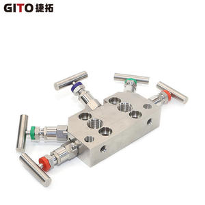 High-Pressure Five-<b>Valve</b> Manifold M654A-320P Stainless Steel Integrated Flange Coplanar 3051 Five-<b>Valve</b> Manifold - Product Image 5