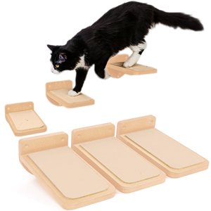 Wooden Pet Shelf <b>Cat</b> Furniture Wall Mount <b>Cat</b> Shelf Bed Household Wooden Pet <b>Cat</b> Climbing Frame - Product Image 1