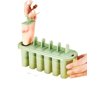 ชุดแม่พิมพ์ไอศกรีมแท่ง, แม่พิมพ์ทำไอศกรีมโฮมเมด, แม่พิมพ์แช่แข็งเกรดอาหาร, แม่พิมพ์ไอศกรีมแบบใช้ซ้ำได้สำหรับงานปาร์ตี้ โยเกิร์ต น้ำผลไม้ - Product Image 1