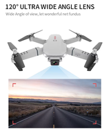 Drone double 4K E88 Pro, mini drone portable pliable FPV RC Quadcopter 600m, idéal pour les débutants, logo personnalisé, vente en gros OEM