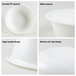 Teyida Lavabo Doméstico de Plástico PP Engrosado, Duradero, Estilo Sencillo, Modelo S0329-S0332, <span class=keywords><strong>para</strong></span> Uso Diario, Lavado de Verduras, Pies y Ropa - Product Image 3