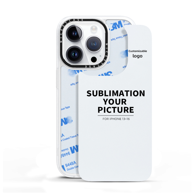 Clear Matte 3D Phone Case Sublimation Support Wireless Charging Custom Heat Transfer Phone Case for Iphone 16 15 14 13 Pro Max