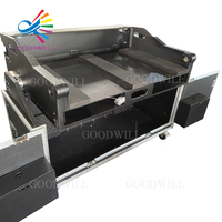 Flight cases hydrauliques personnalisés professionnels et durables AD-VENUE-S6L-32D avec espace 2U sous le plateau, support OEM