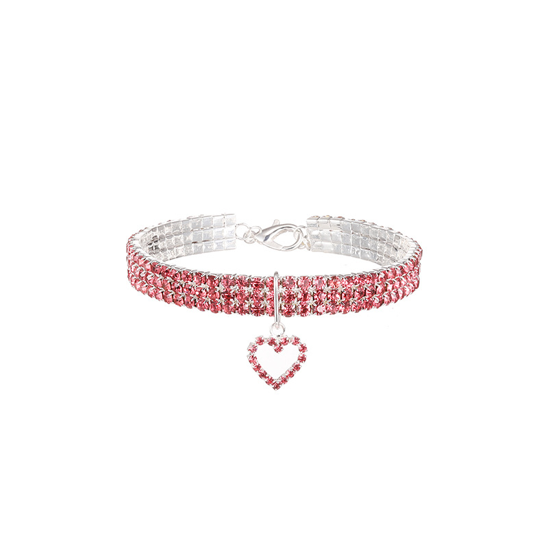 Fashionable Hot Selling Pet Accessories Cat Collar With Crystal Shinning Decoration For Pet Cat Dog