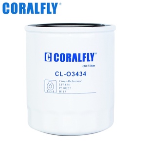 Coralfly ไส้กรองน้ำมันเครื่องสำหรับรถขุดอะไหล่ไส้กรองน้ำมัน CL-O3434 LF3434กรองน้ำมัน15208H8911 - Product Image 2