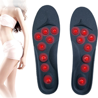 Nouvelles semelles ergonomiques magnétiques antidérapantes et massantes pour soulager les douleurs aux pieds, à utiliser quotidiennement dans les chaussures
