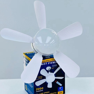 LED <b>Ceiling</b> <b>Fan</b> Light 5 Blades 3 Speed <b>Remote</b> <b>Control</b> 2000 Lumens <b>Ceiling</b> Mount - Product Image 5