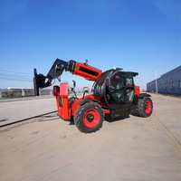 Chariot télescopique TR1050 de 10 m de hauteur de levage, chariot élévateur télescopique de 5 tonnes, chariot élévateur tout-terrain 4x4, conforme aux normes CE EPA Euro V