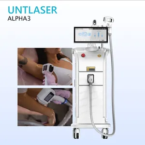 UNT Alpha3 Diodo Laser Hair Removal In Stock Diode Lazer 755nm 808nm 1064nm Permanent Laser Hair Removal Machine Painless