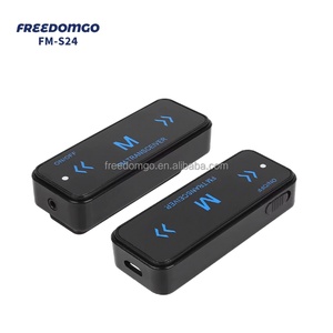 2PCS Freedomgo FM-S24, los Walkie Talkies Más Pequeños y Súper Mini + Auriculares con Alimentación USB, UHF 400-470MHz, Bidireccionales, con Batería de 500mAh - Product Image 1