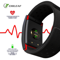 Pelacak Detak Jantung Anti Air Terbaru yang Dapat Diisi Ulang dengan BLE ANT+ Rentang 40-220 BPM Kompatibel dengan Wahoo/Strava untuk Kebugaran di Gym dan Olahraga