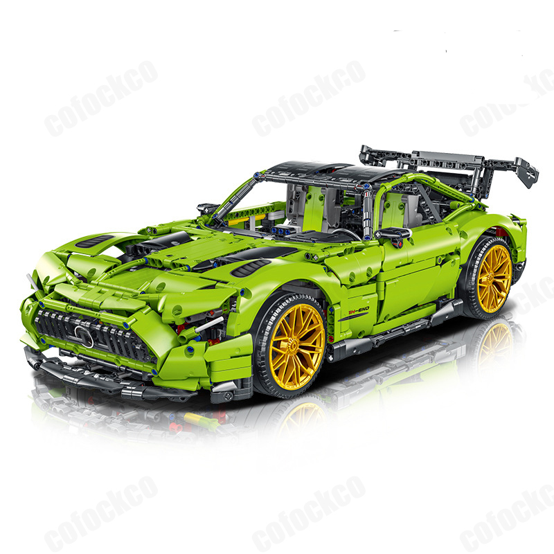 Технико-MOC-73939 42115 зеленый супер гоночный автомобиль пульт дистанционного управления 2898 + шт/набор строительные блоки кирпичи для детей рождественские подарки