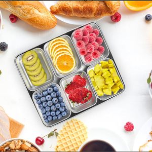 Food Organizer <strong>Condiment</strong> Spice <strong>Container</strong> <strong>Set</strong> India Masala Box Stainless Steel Seasoning Box with Lids - Product Image 5