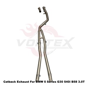 ท่อไอเสียสแตนเลส Vortex Performance ขัดเงาแบบกระจก ประสิทธิภาพสูง เชื่อมด้วยเทคนิค TIG เหมาะสำหรับรถยนต์ซีรีส์ 5 รุ่น G30 540i B58 3.0T - Product Image 5