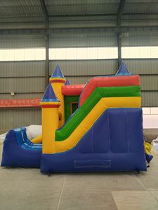 Ticari şişme sıçrama ev çocuklar için Blower ile şişme şato 0.55mm PVC açık oyun alanı doğum günü partisi CE sertifikalı - Product Image 5