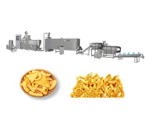 Snack Food Processing Corn Puffed Extruder Machine With CE Certificate From Saibainuo Company