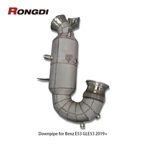 ท่อระบายความร้อนชนิดแคตเตอร์304เอสเอสสำหรับเมอร์เซเดสเบนซ์ GT53 GT50ท่อประสิทธิภาพ2.5ที - Product Image 1