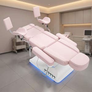 Multi-Functional Electric Medical Beauty Treatment Bed 4 Motor Height Back <b>Leg</b> Independent Adjustment Foot Control - Product Image 1