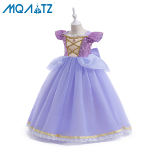 MQATZ encantadora princesa tul actuación vestido algodón niños belleza y bestia Cosplay disfraz para Navidad ASMR055 - Product Image 6