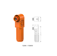 Connecteur de stockage d'énergie ABS 8mm 6mm à verrouillage rapide IP67 étanche mâle/femelle pour systèmes solaires usage domestique
