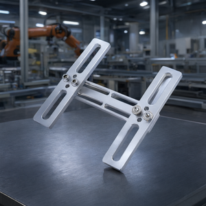 Cylindre de serrage pneumatique n°03 en alliage d'aluminium de qualité industrielle pour l'automatisation des robots de moulage par injection - Product Image 2