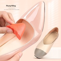 Semelles intérieures demi-pointure à bout rond pour femmes et hommes, pour talons hauts ; Coussinets d'avant-pied ajustables en mousse PU pour ajuster la taille des chaussures, inserts de chaussures