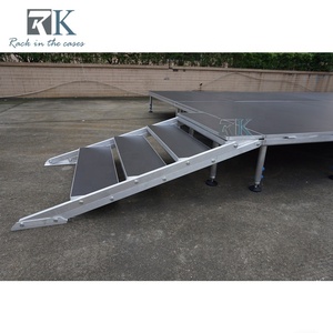 Scène modulaire à charge lourde, plateforme durable, scène extérieure, pieds réglables - Product Image 4