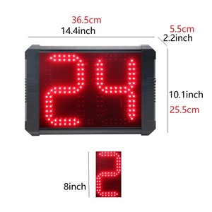 Al aire libre no impermeable 0-99 segundos cuenta regresiva baloncesto 24s reloj de tiro sincronización personalizada pantalla LED contador Digital de 8 pulgadas - Product Image 2