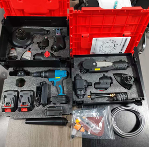 Ensemble d'outils électriques sans fil 16 en 1, 21V, avec têtes interchangeables, perceuse, clé à chocs, scie, boîte à outils - Product Image 2
